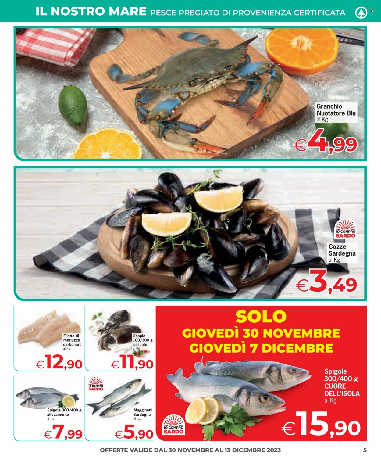 Volantino Eurospar - 30/11/2023 - 13/12/2023. Pagina 5