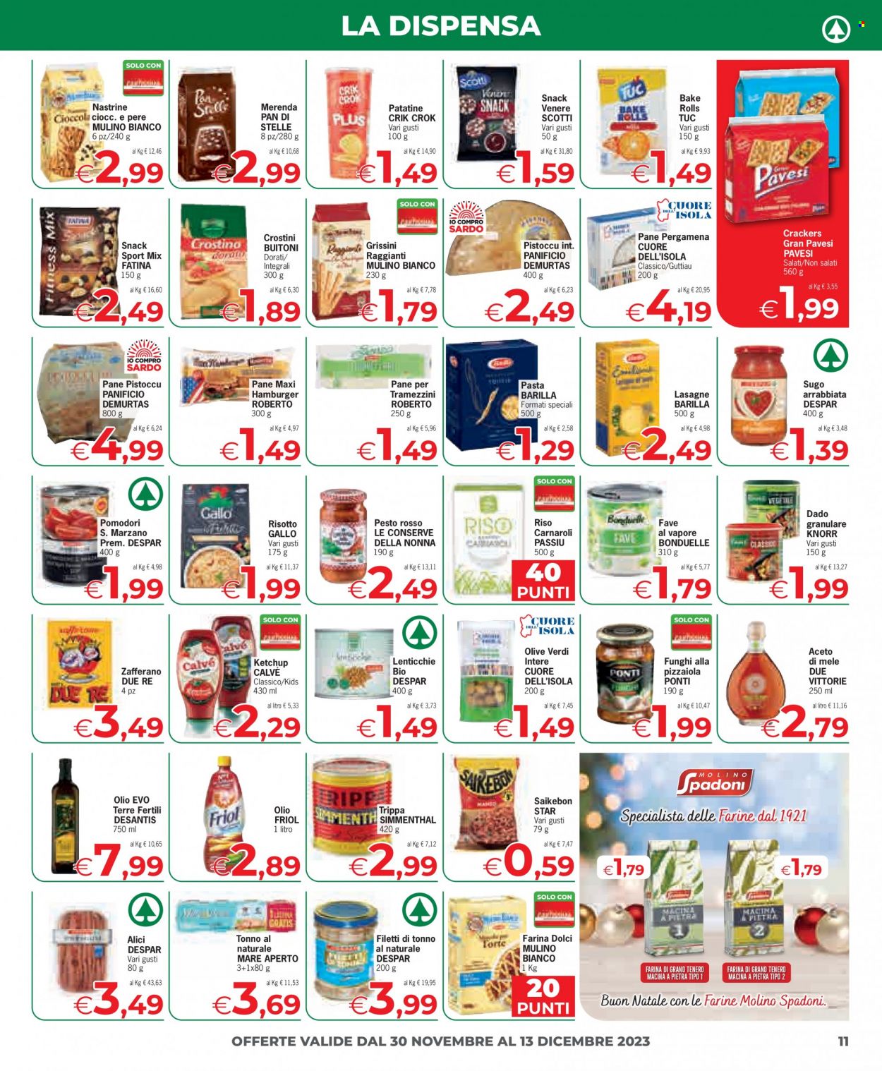 Volantino Eurospar - 30/11/2023 - 13/12/2023. Pagina 11