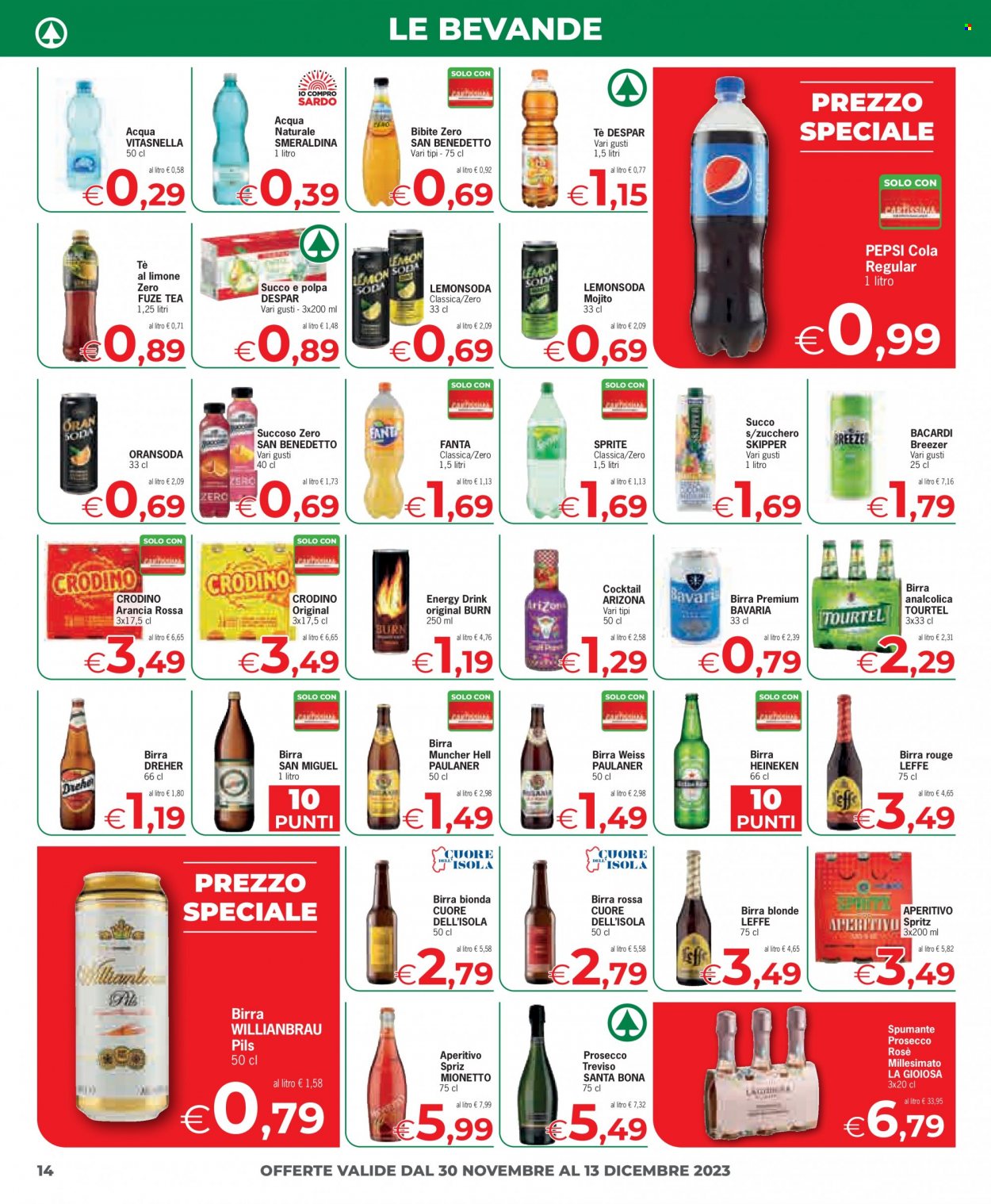 Leták Eurospar - 30.11.2023 - 13.12.2023. Strana 14