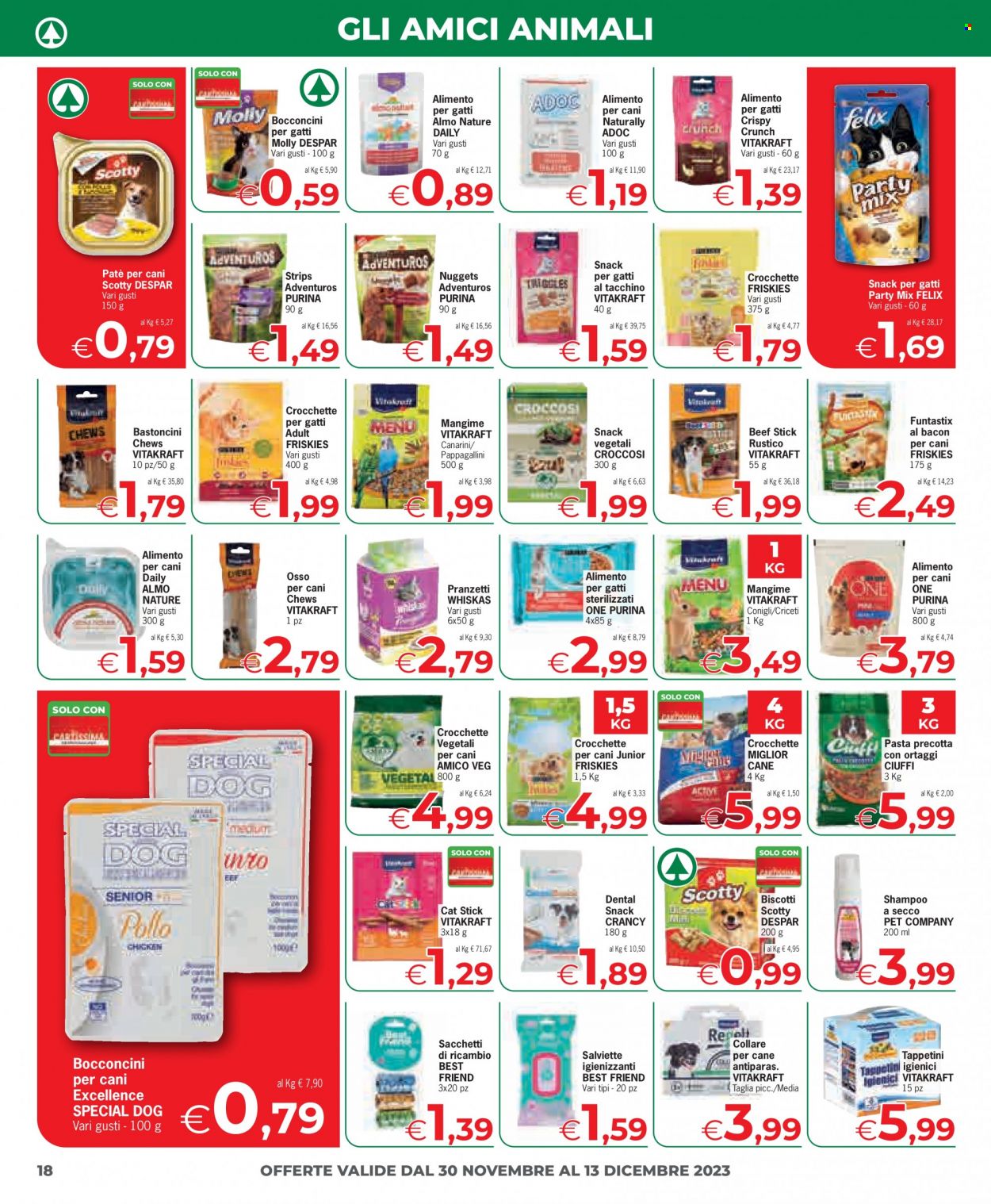 Volantino Eurospar - 30/11/2023 - 13/12/2023. Pagina 18