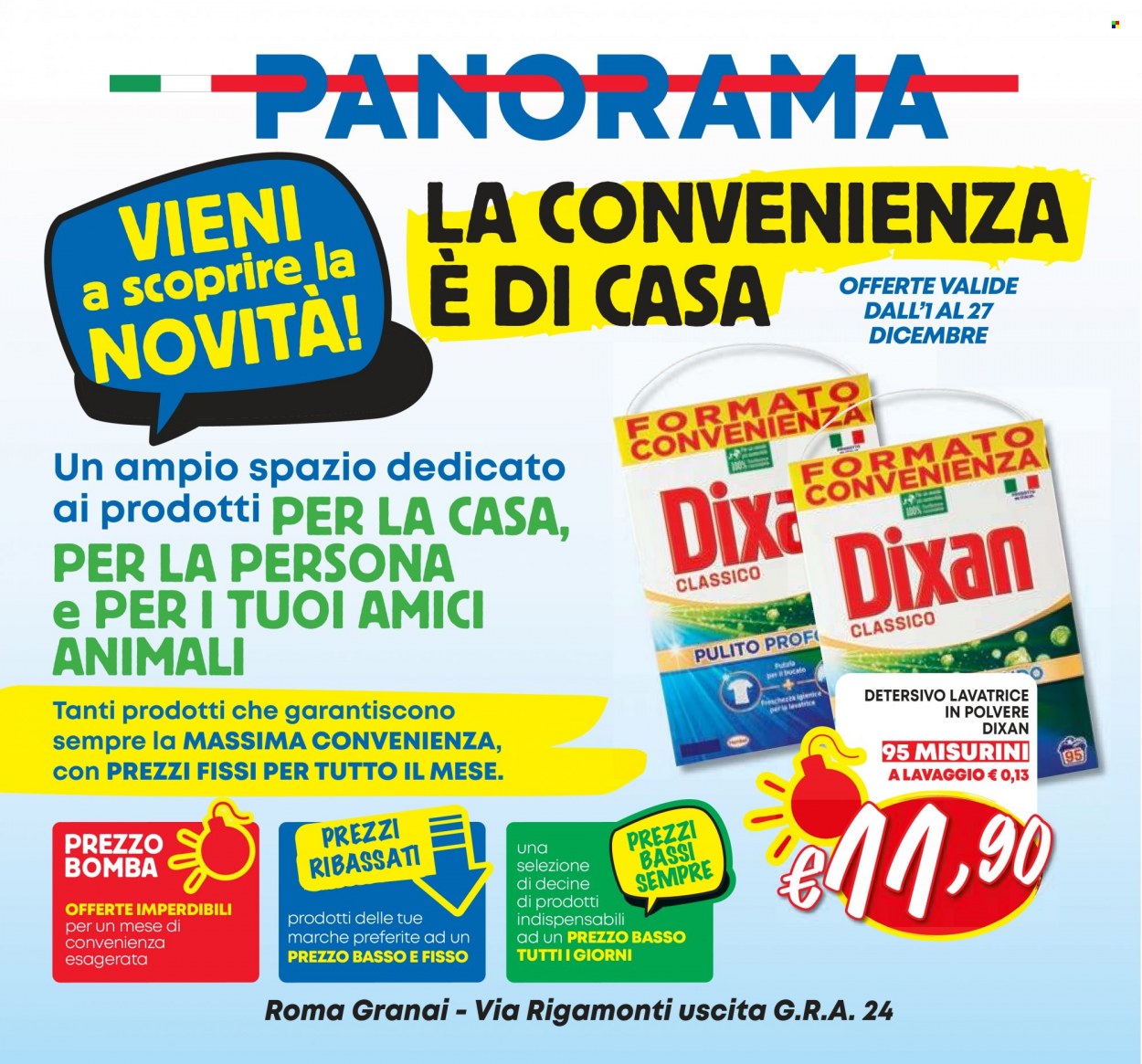Volantino Panorama - 1/12/2023 - 27/12/2023. Pagina 1
