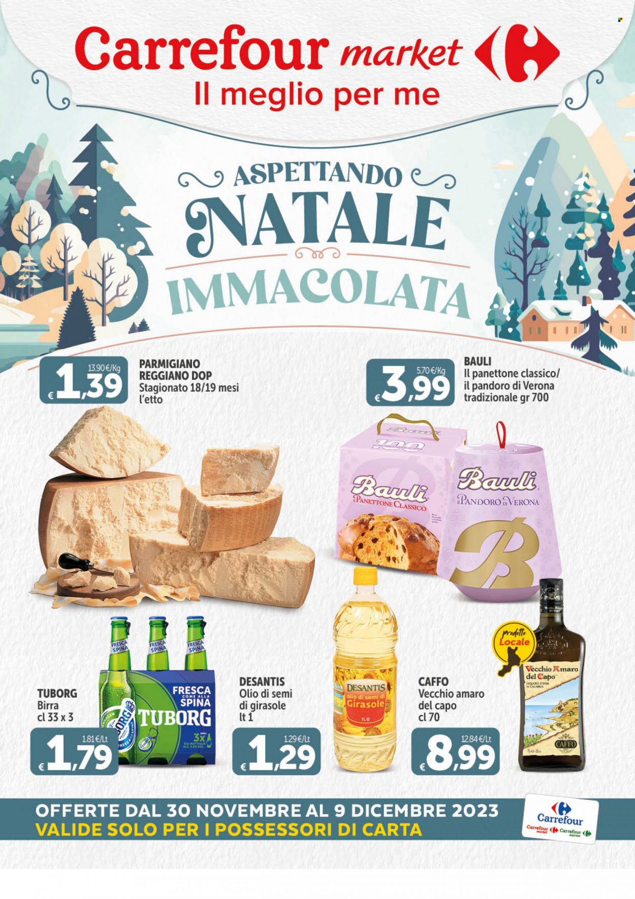 Volantino Carrefour - 30/11/2023 - 9/12/2023. Pagina 1