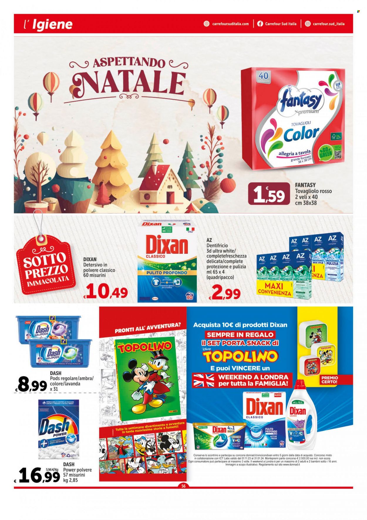 Volantino Carrefour - 30/11/2023 - 9/12/2023. Pagina 56