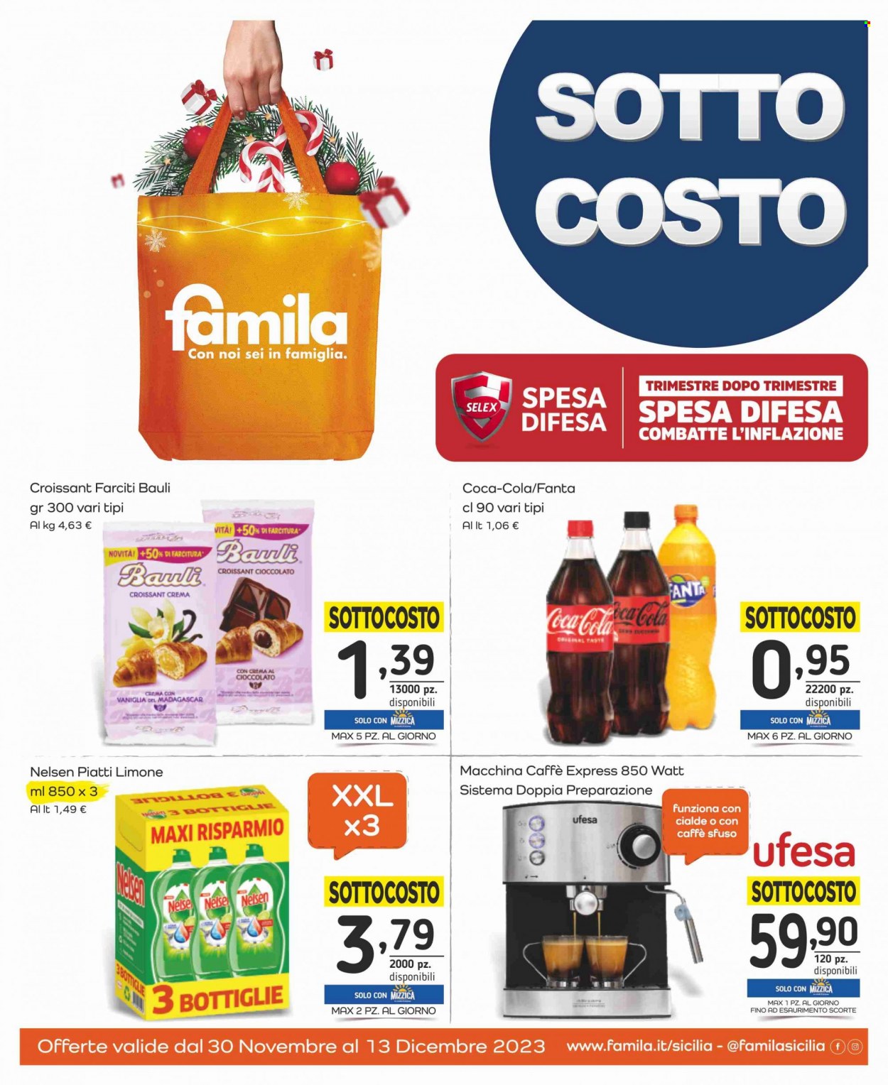 Volantino Famila - 30/11/2023 - 13/12/2023. Pagina 1