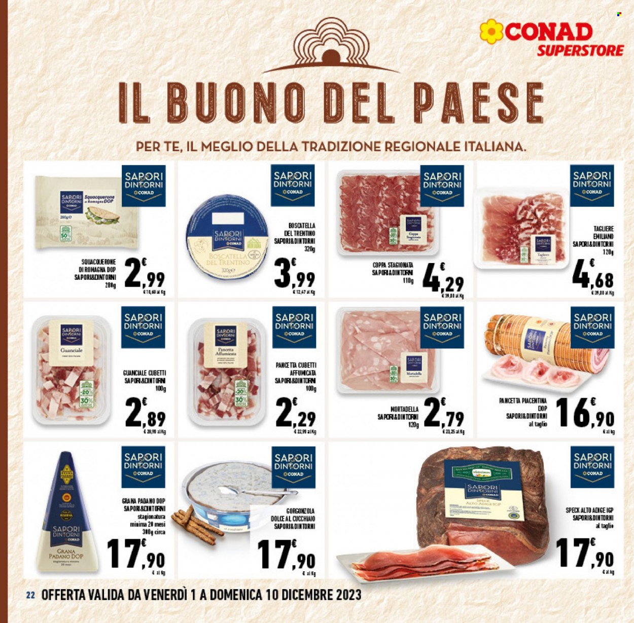 Volantino Conad Superstore - 1/12/2023 - 10/12/2023. Pagina 22