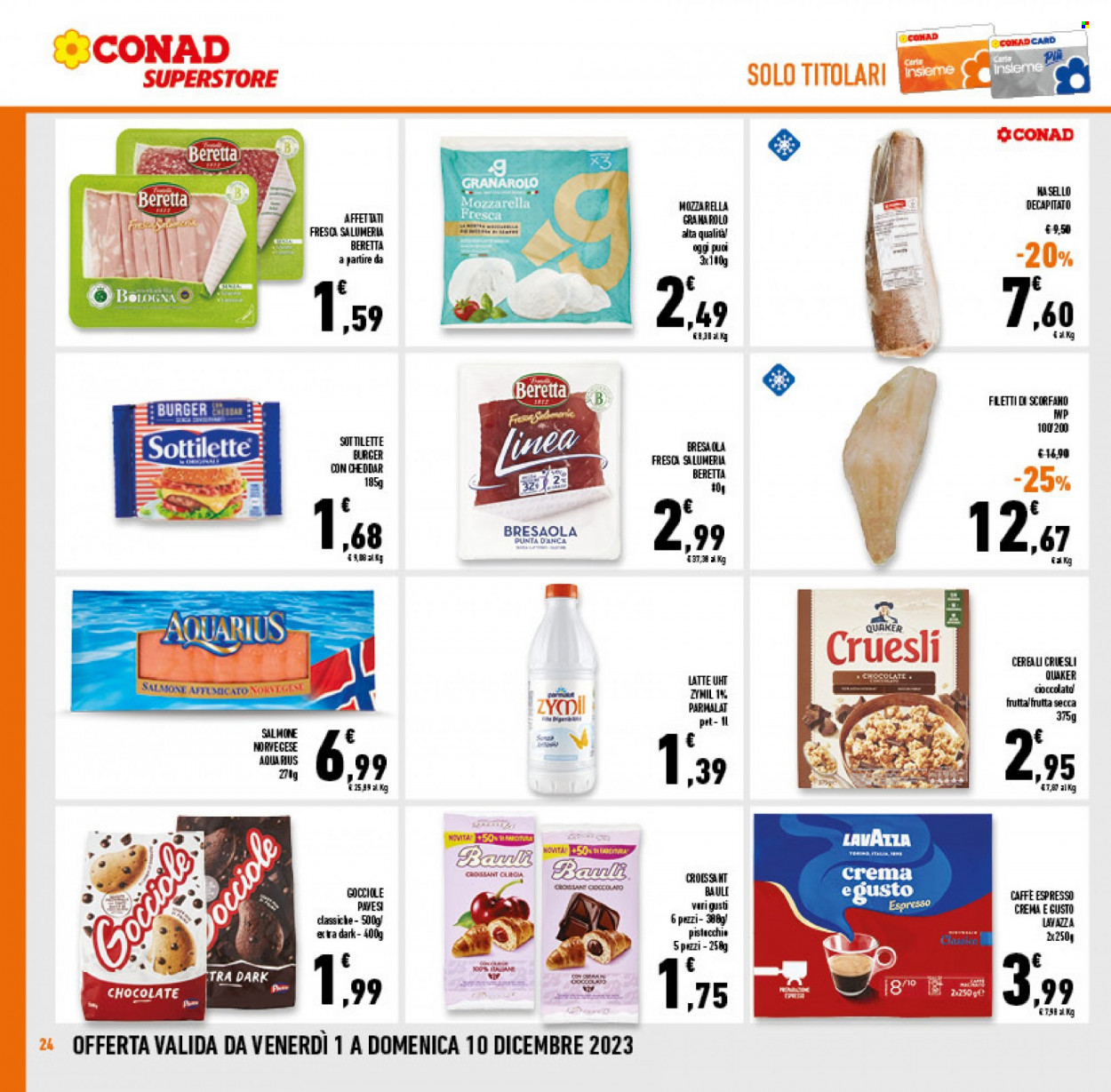 Volantino Conad Superstore - 1/12/2023 - 10/12/2023. Pagina 24