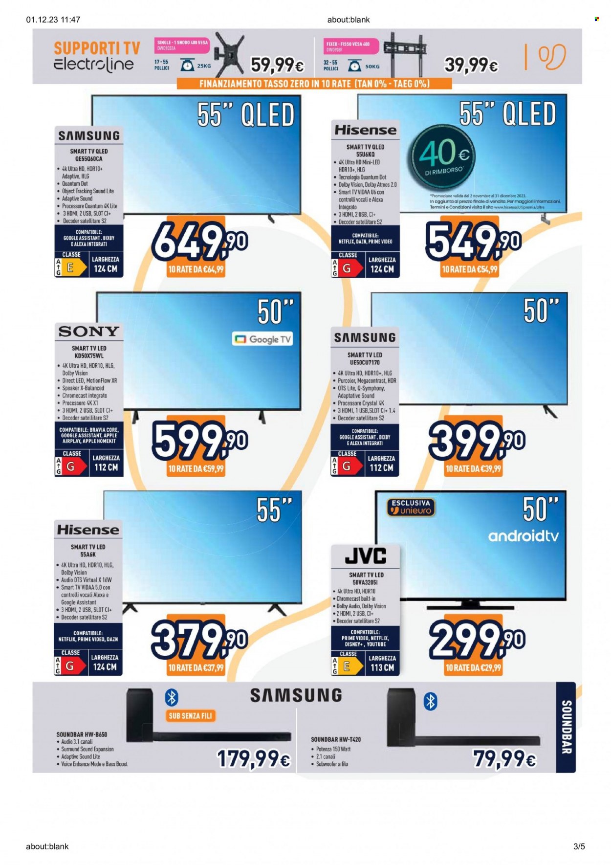 Volantino Unieuro - 1/12/2023 - 6/12/2023. Pagina 3