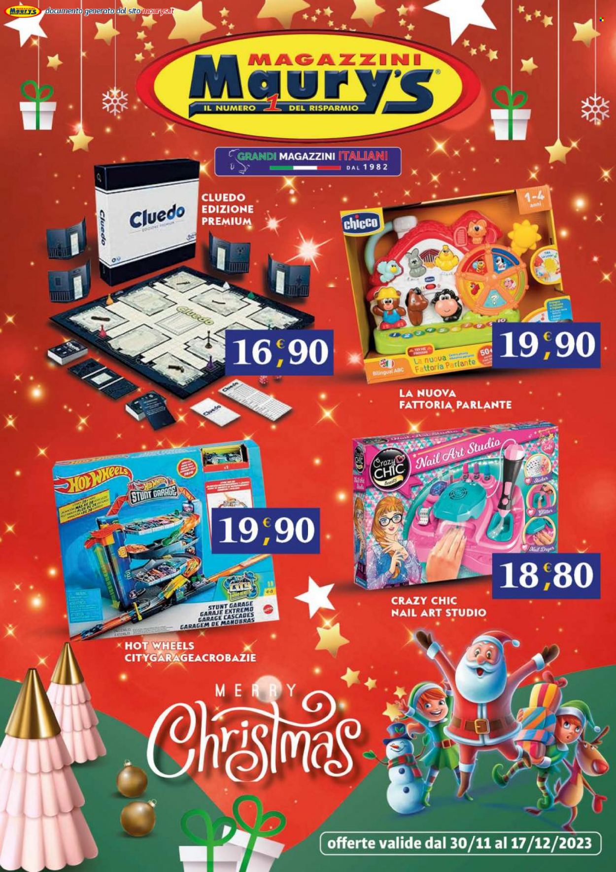 Volantino Maury's - 30/11/2023 - 17/12/2023. Pagina 1