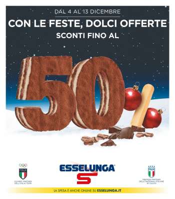 Volantino Esselunga - 4/12/2023 - 13/12/2023.