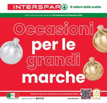 Volantino Interspar - 30/11/2023 - 10/12/2023.