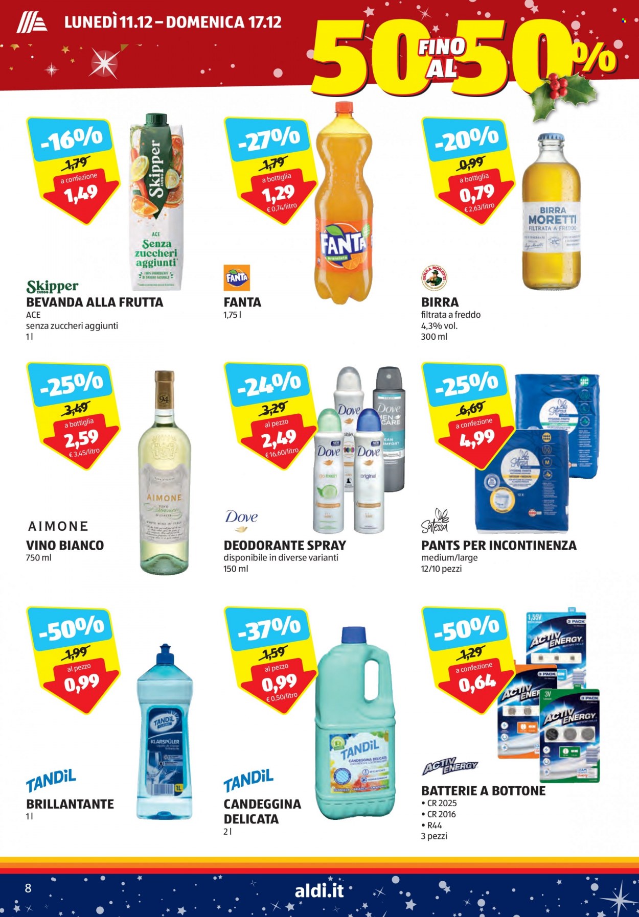 Volantino Aldi - 11/12/2023 - 17/12/2023. Pagina 8