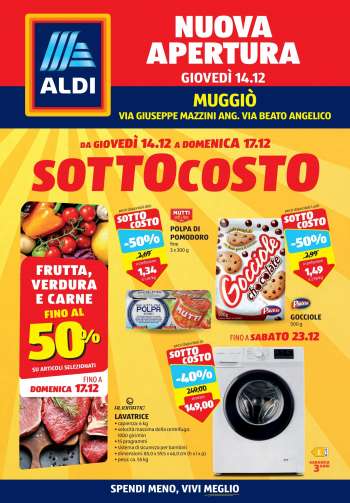 Volantino Aldi - 14/12/2023 - 23/12/2023.