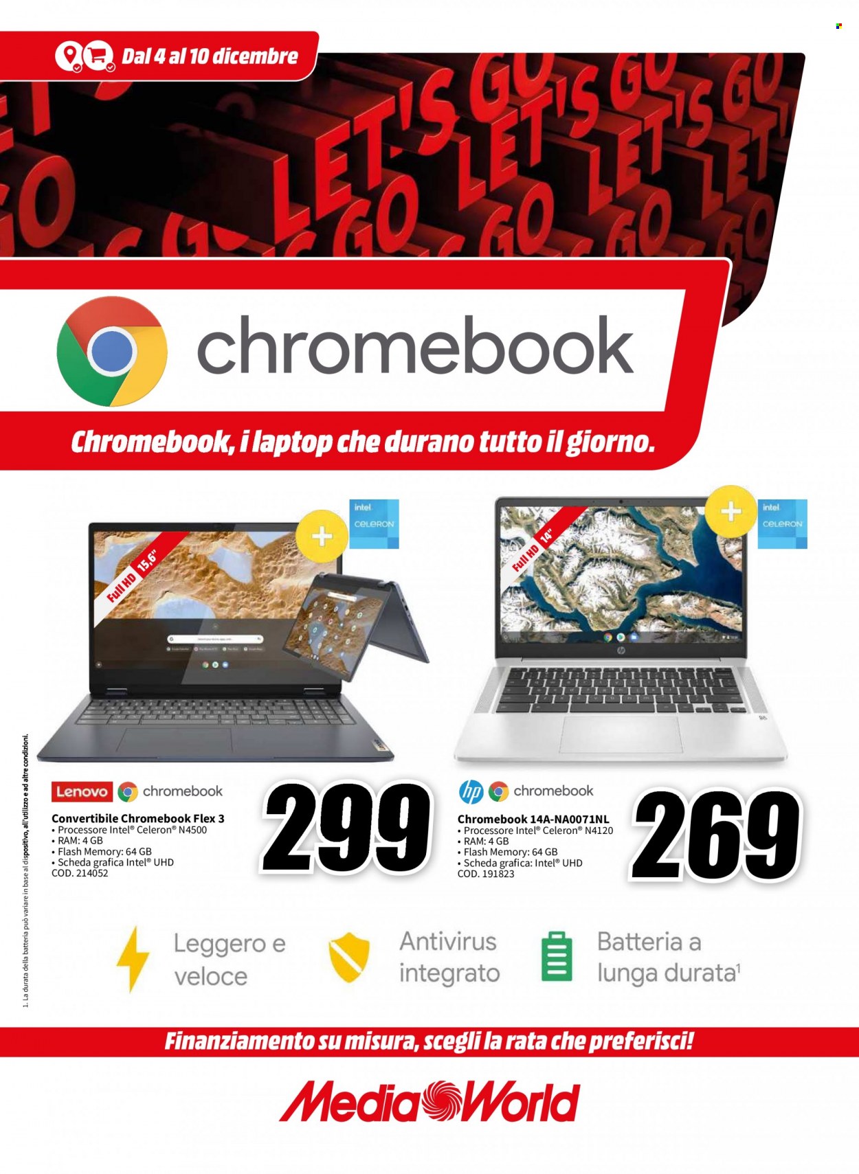 Volantino MediaWorld - 4/12/2023 - 10/12/2023. Pagina 1