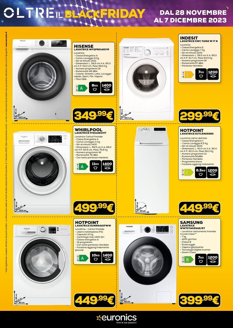 Volantino Euronics - 28/11/2023 - 7/12/2023. Pagina 15