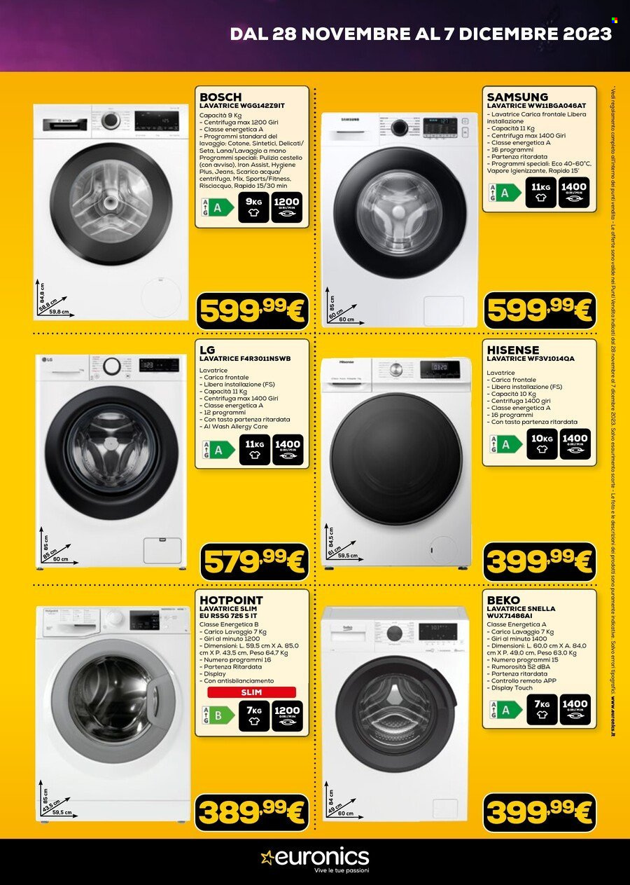Volantino Euronics - 28/11/2023 - 7/12/2023. Pagina 16