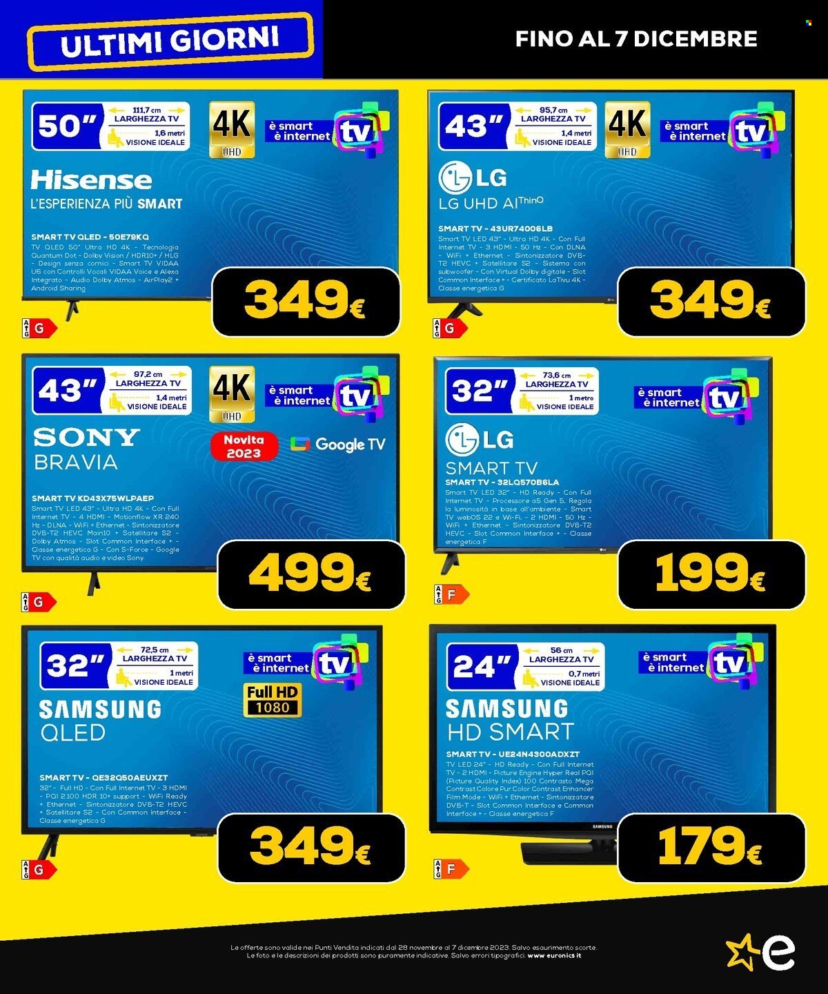 Volantino Euronics - 28/11/2023 - 7/12/2023. Pagina 3