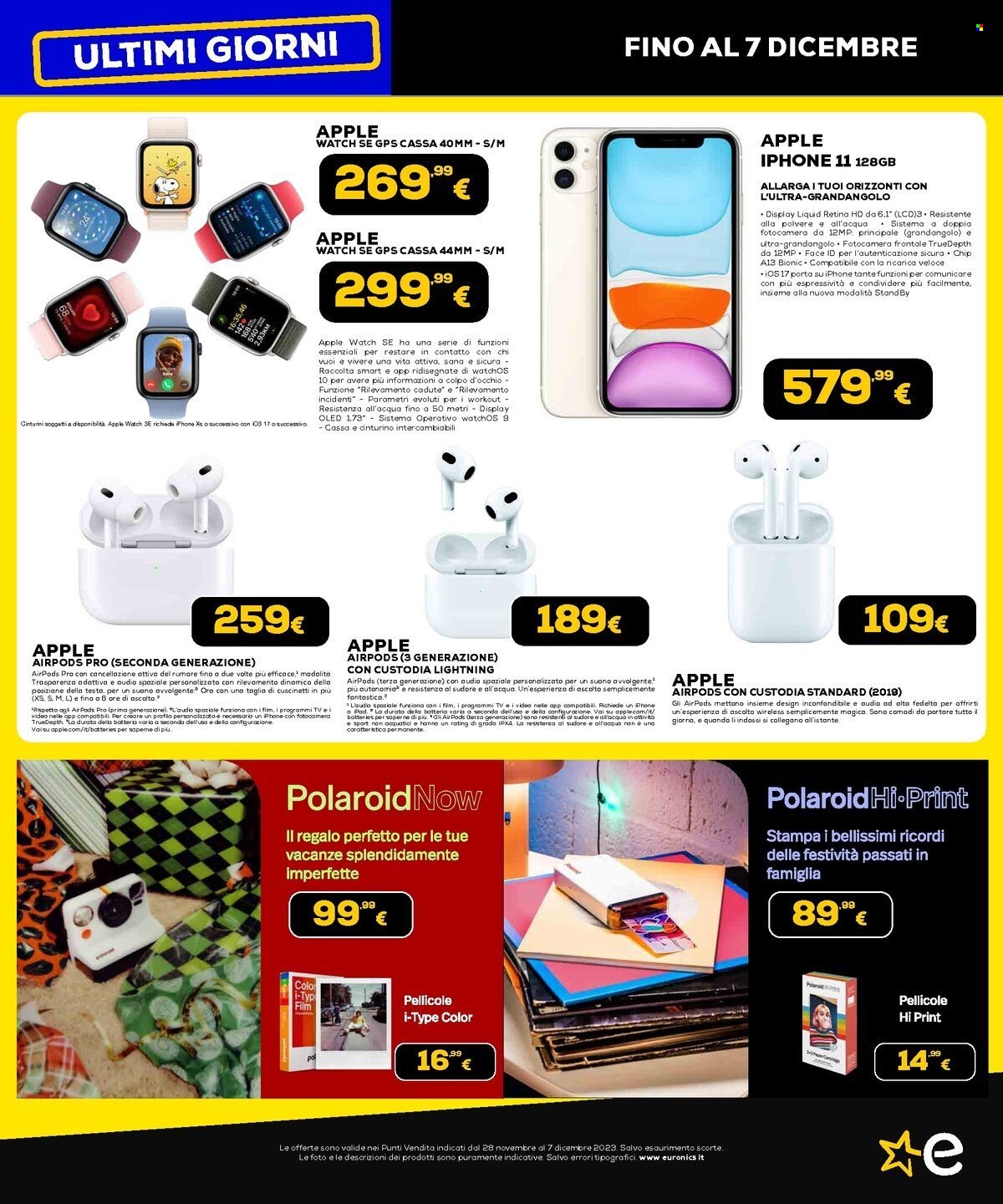 Volantino Euronics - 28/11/2023 - 7/12/2023. Pagina 9