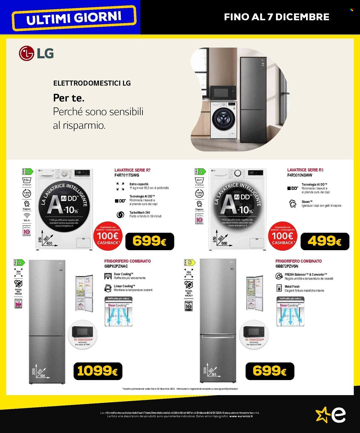 Volantino Euronics - 28/11/2023 - 7/12/2023. Pagina 29