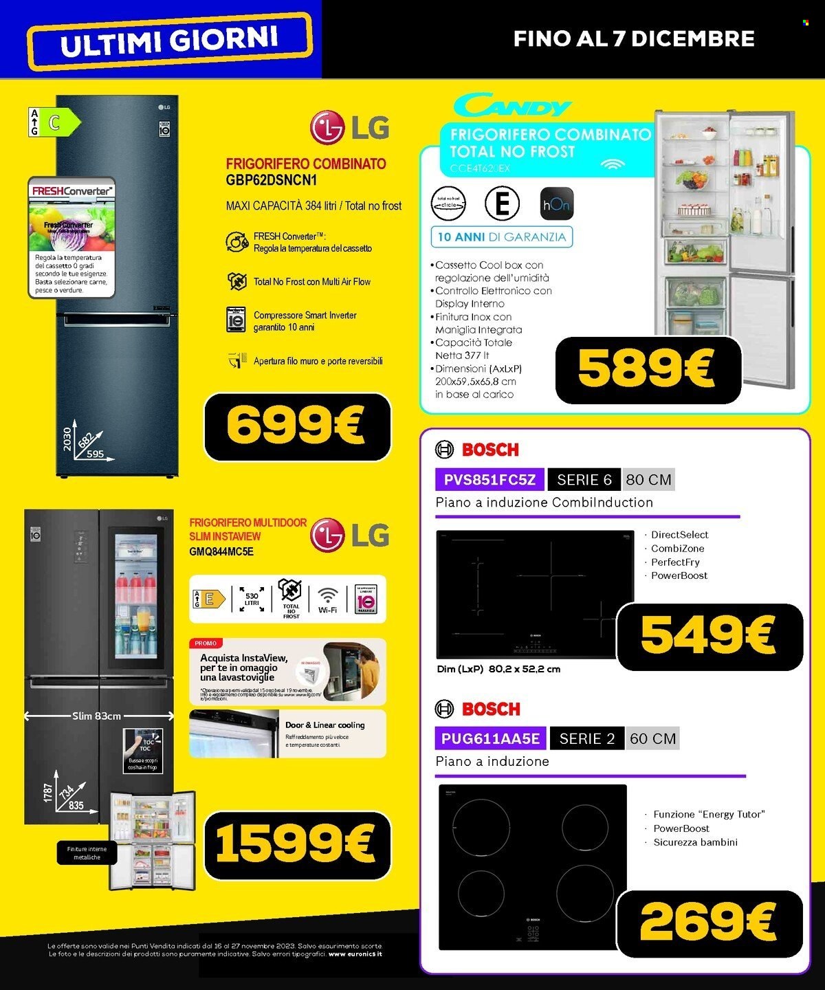 Volantino Euronics - 28/11/2023 - 7/12/2023. Pagina 31