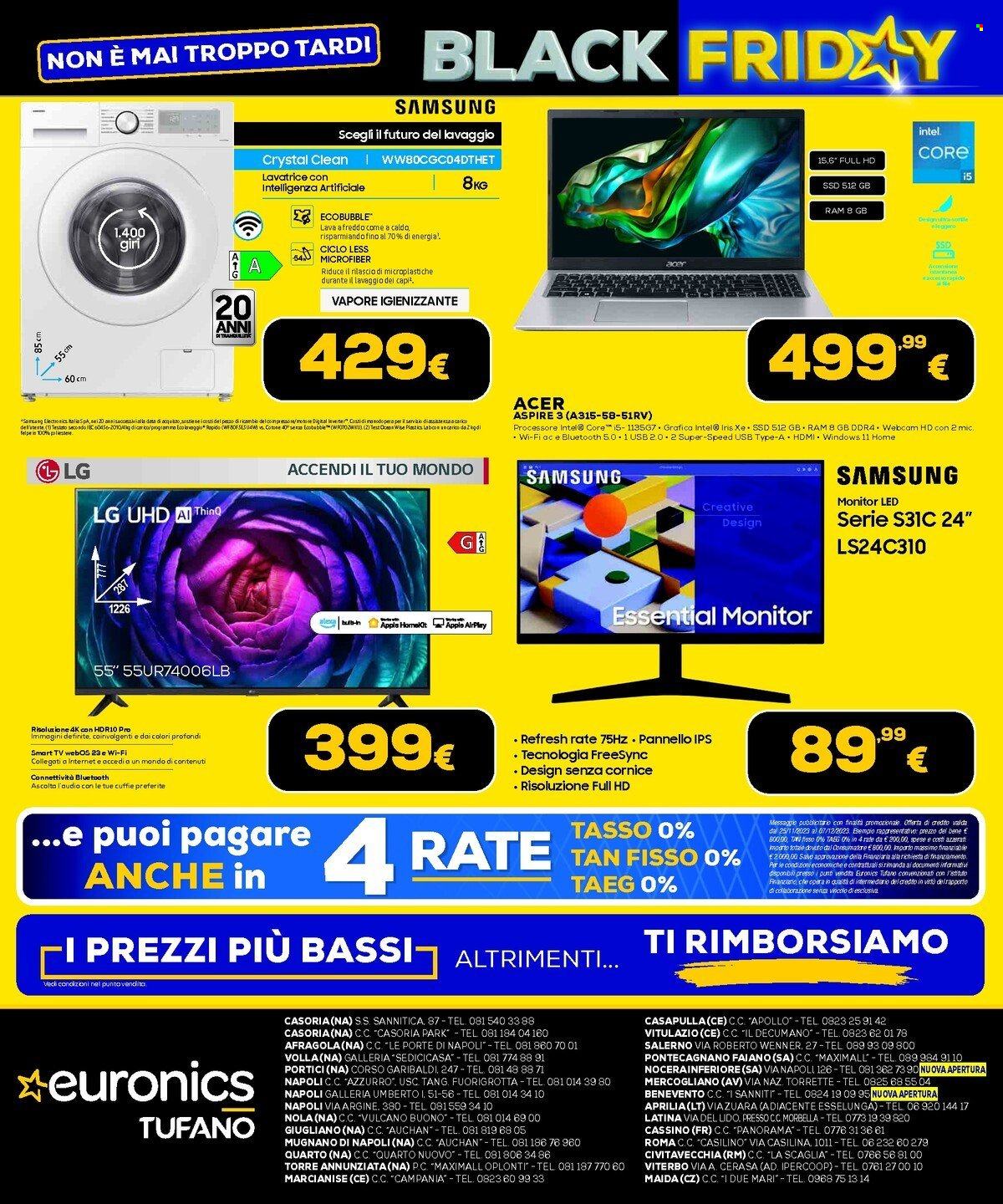 Volantino Euronics - 28/11/2023 - 7/12/2023. Pagina 38