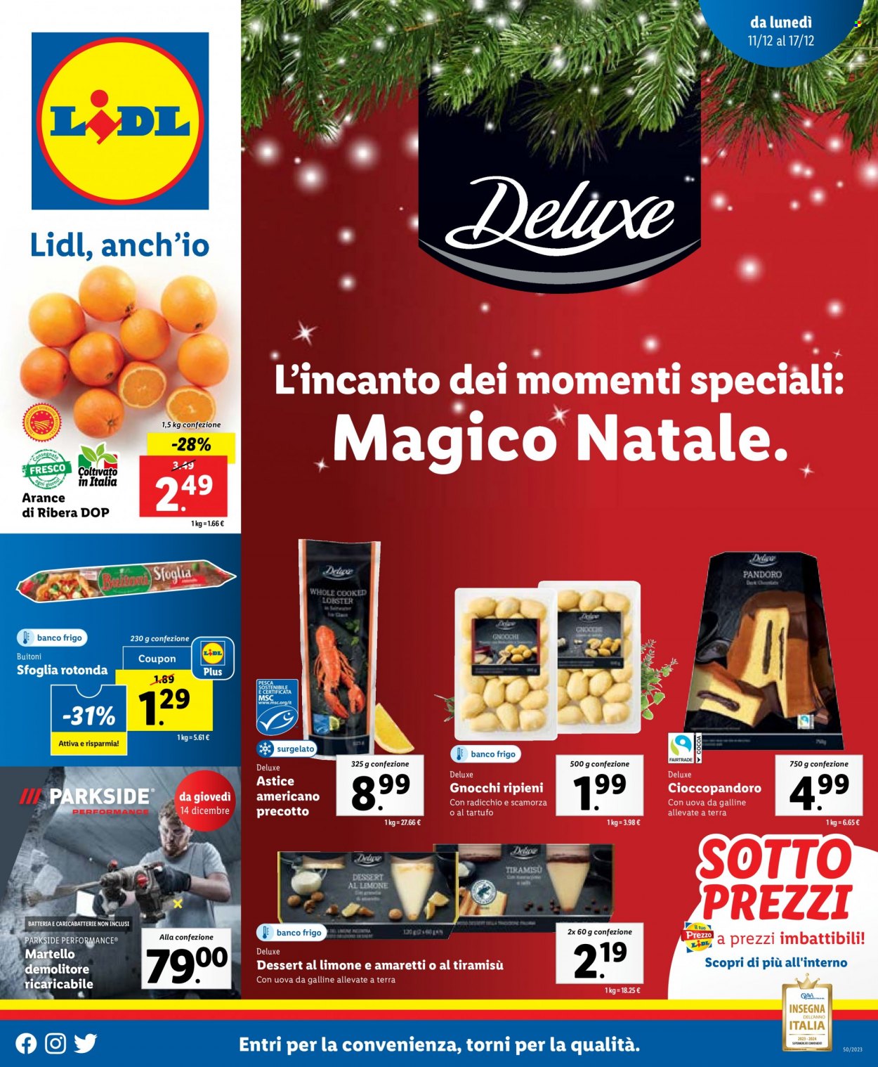 Volantino Lidl - 11/12/2023 - 17/12/2023. Pagina 1