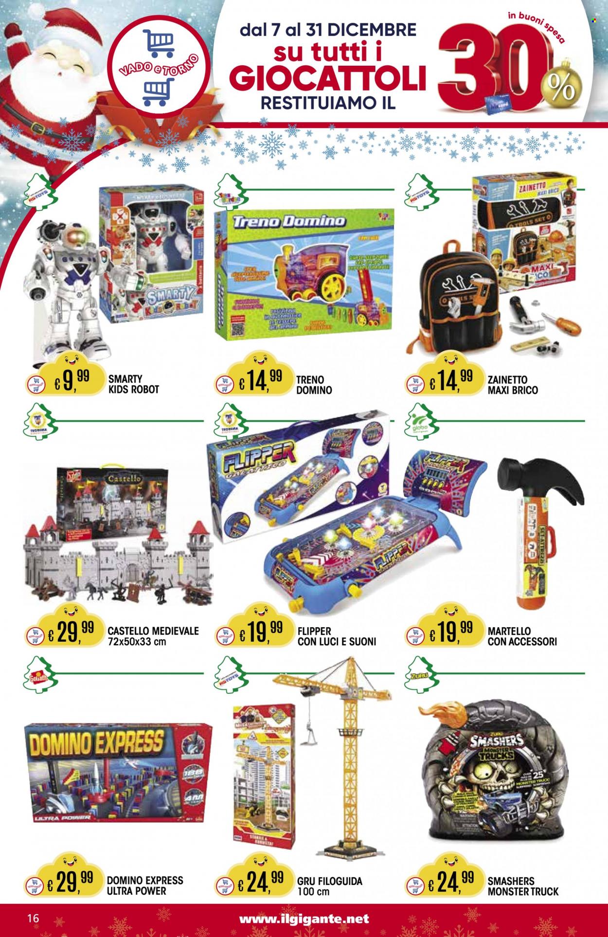 Volantino Il Gigante - 7/12/2023 - 31/12/2023. Pagina 16