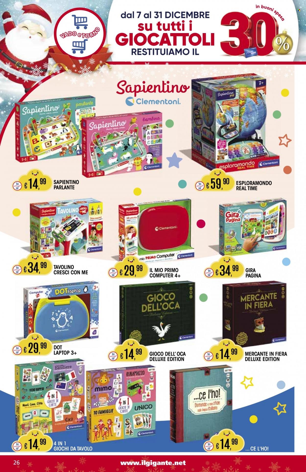 Volantino Il Gigante - 7/12/2023 - 31/12/2023. Pagina 26