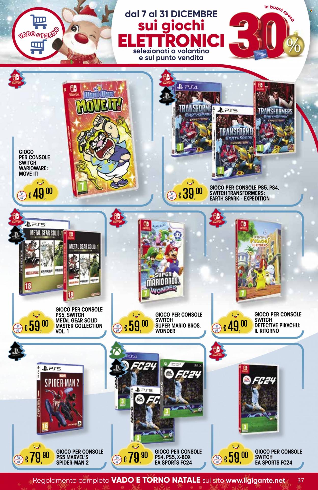 Volantino Il Gigante - 7/12/2023 - 31/12/2023. Pagina 37
