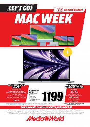 Volantino MediaWorld - 4/12/2023 - 10/12/2023.