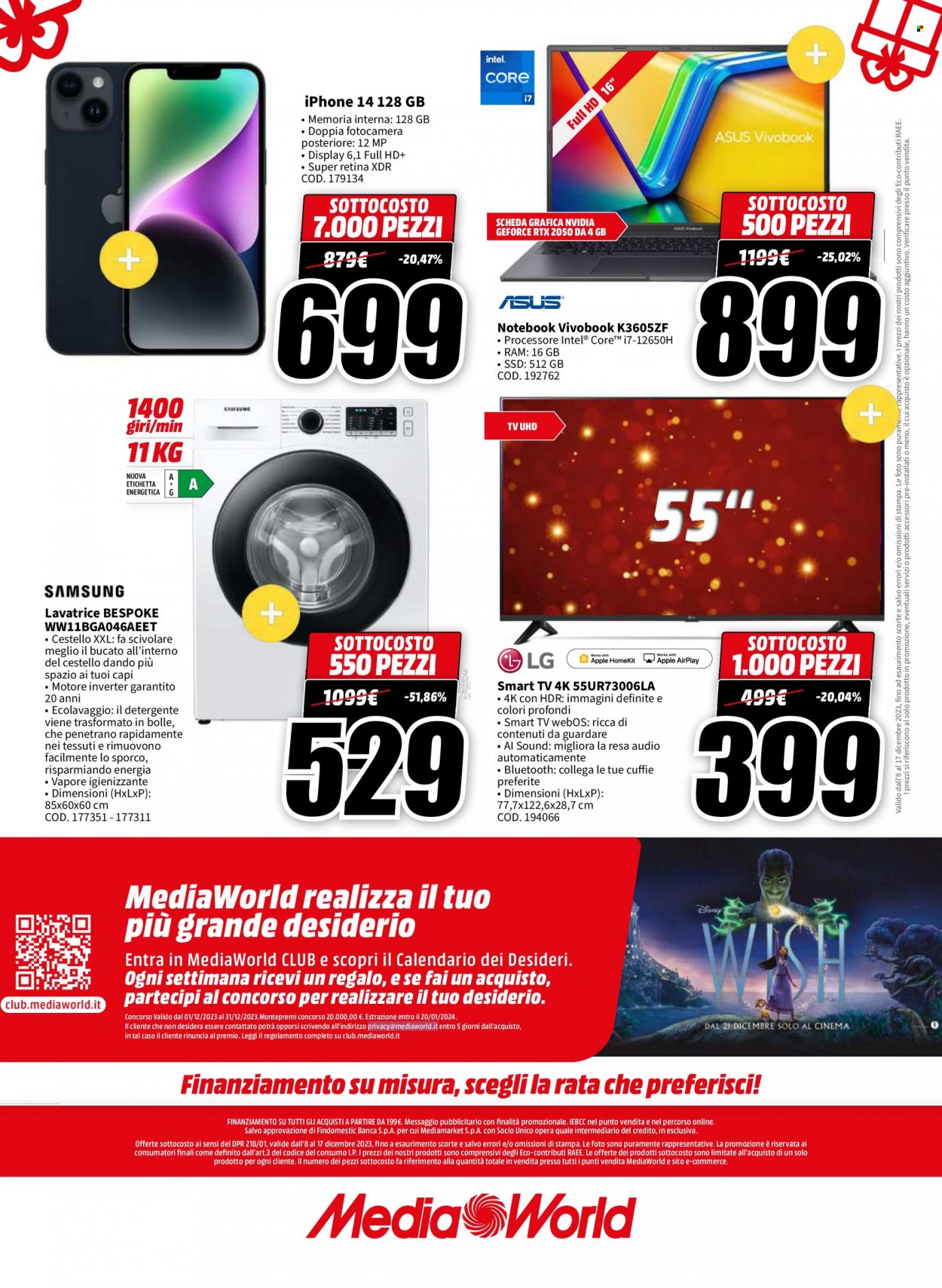 Volantino MediaWorld - 8/12/2023 - 17/12/2023. Pagina 28