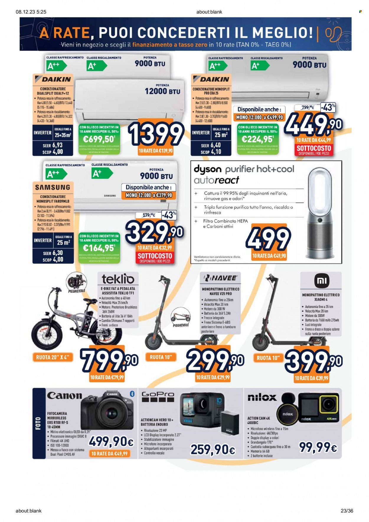 Volantino Unieuro - 7/12/2023 - 16/12/2023. Pagina 23