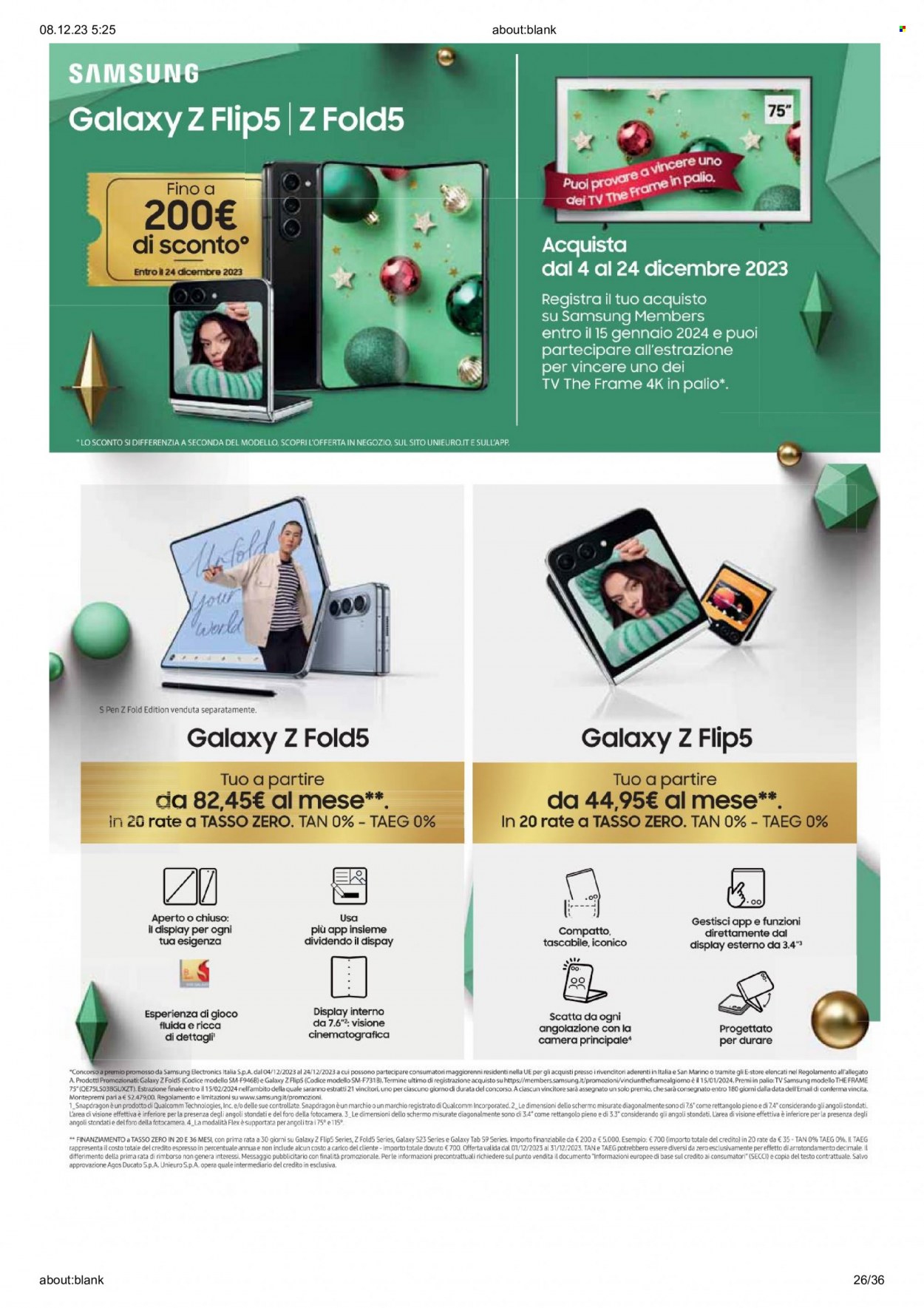 Volantino Unieuro - 7/12/2023 - 16/12/2023. Pagina 26