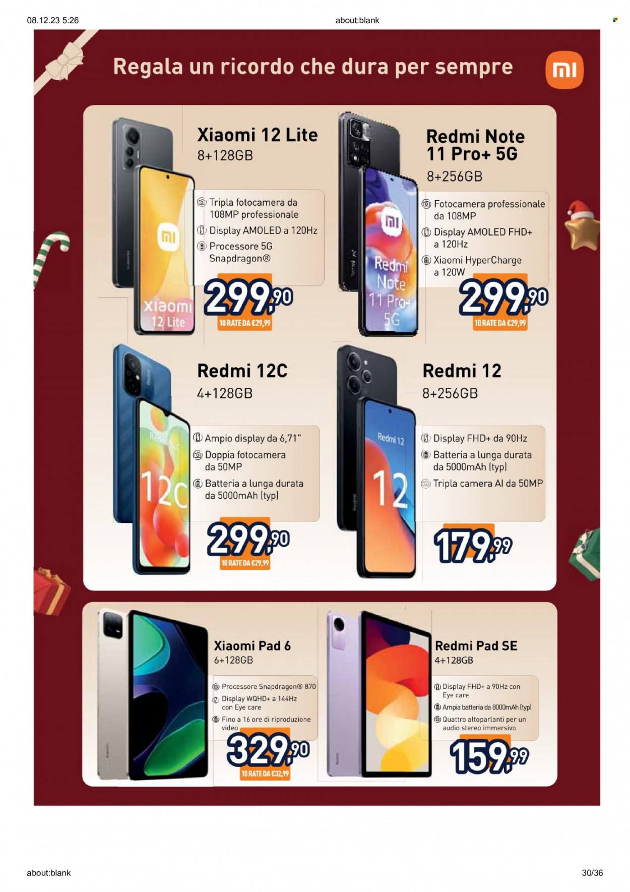 Volantino Unieuro - 7/12/2023 - 16/12/2023. Pagina 30