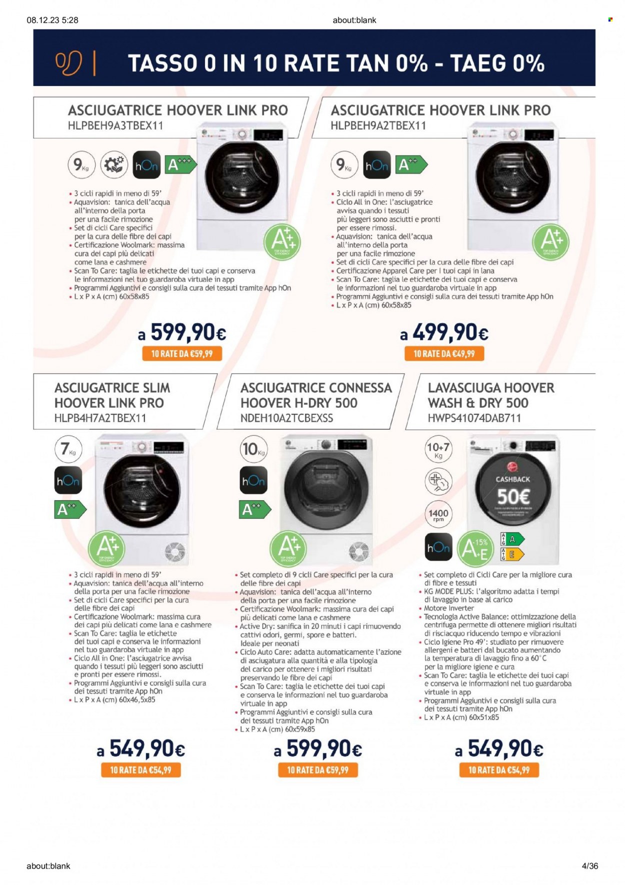 Volantino Unieuro - 7/12/2023 - 24/12/2023. Pagina 4