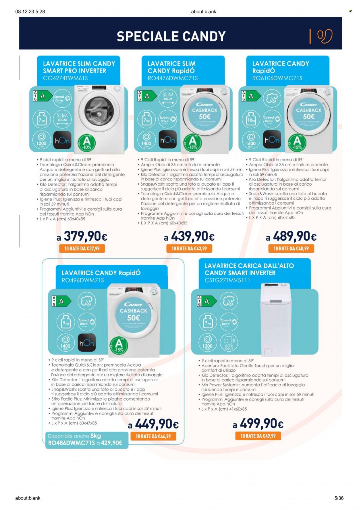 Volantino Unieuro - 7/12/2023 - 24/12/2023. Pagina 5