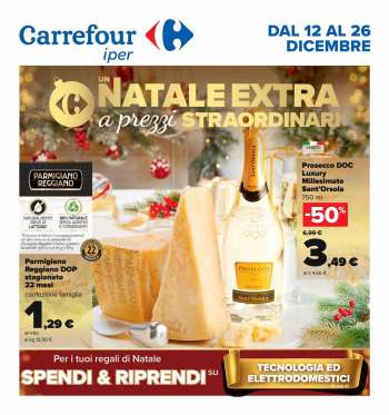 Volantino Carrefour - 12/12/2023 - 26/12/2023.