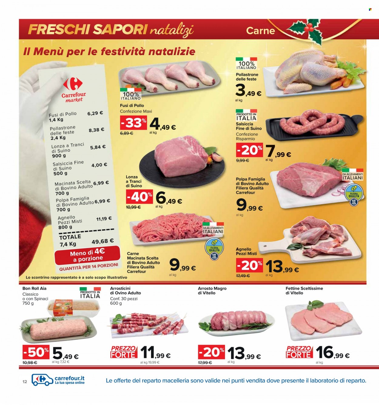Volantino Carrefour - 12/12/2023 - 26/12/2023. Pagina 12