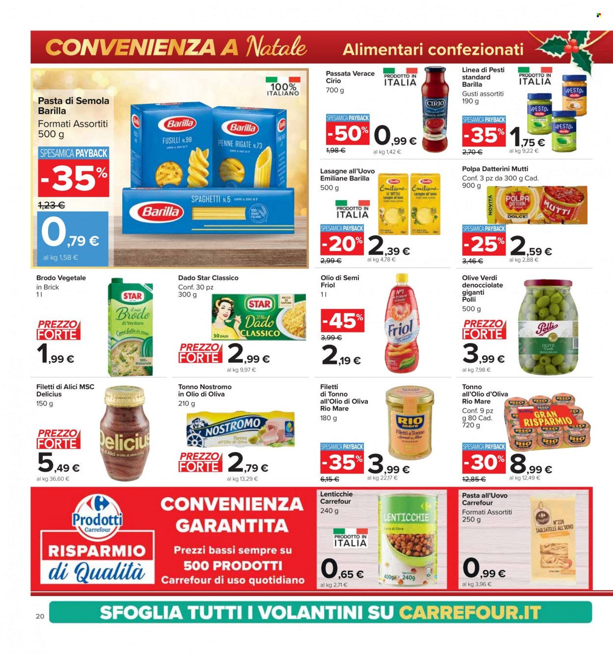 Volantino Carrefour - 12/12/2023 - 26/12/2023. Pagina 20