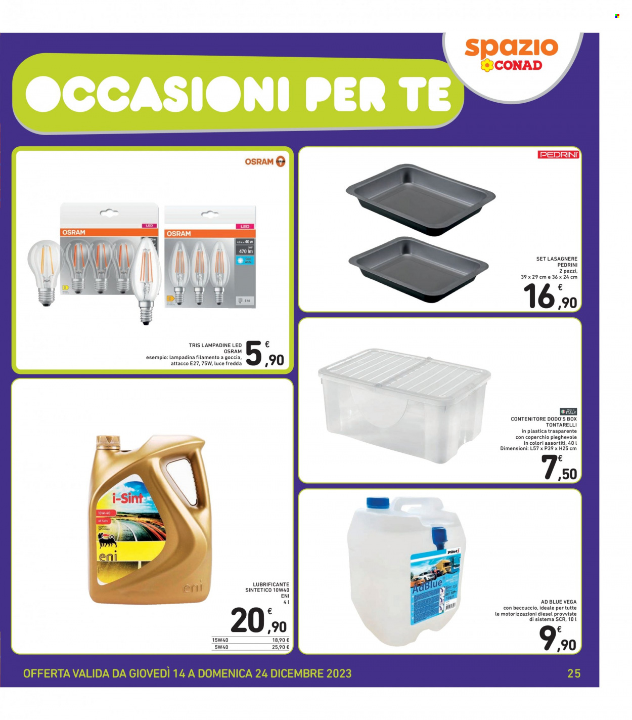 Volantino Spazio Conad - 14/12/2023 - 24/12/2023. Pagina 25