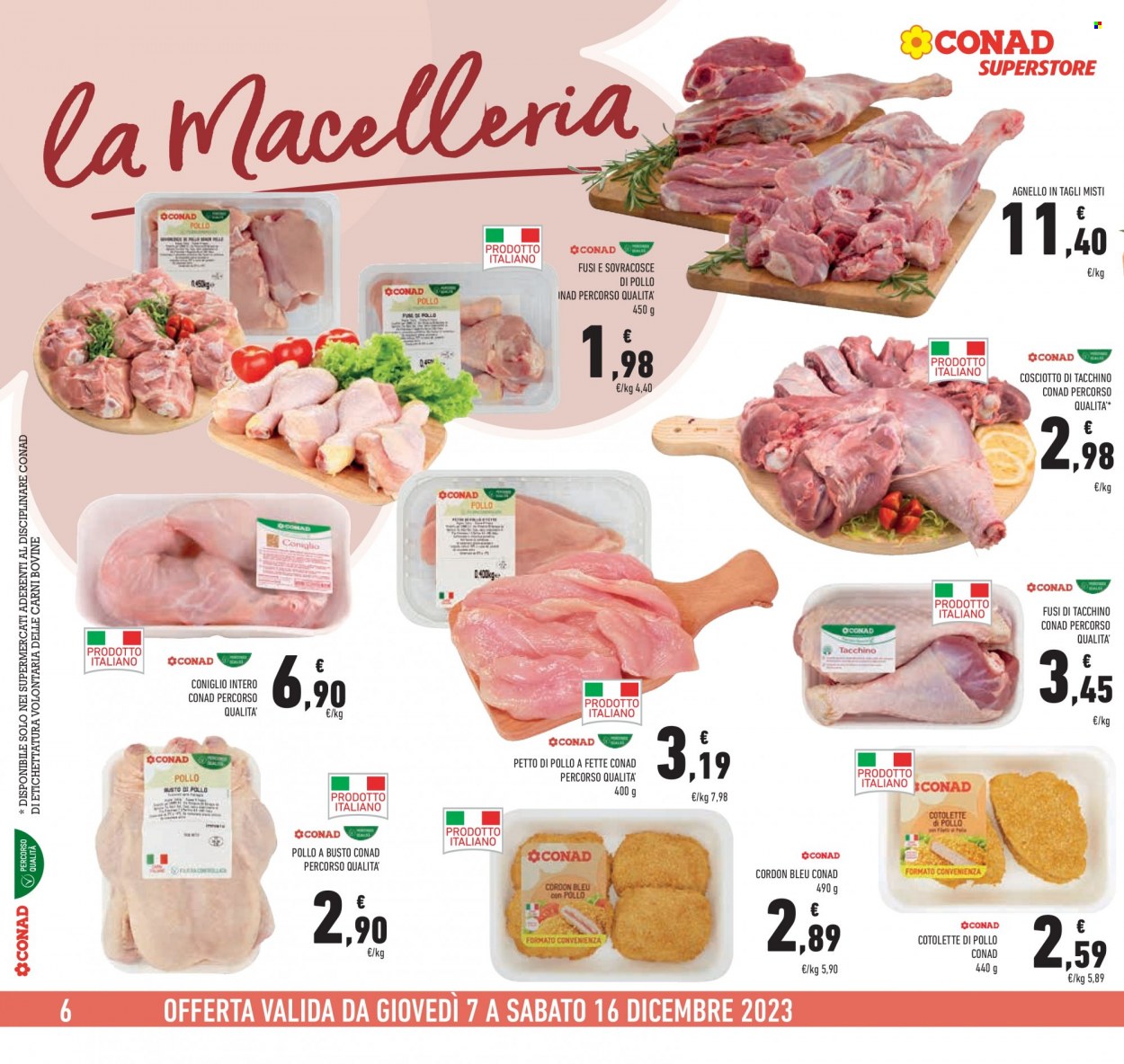 Volantino Conad Superstore - 7/12/2023 - 16/12/2023. Pagina 6
