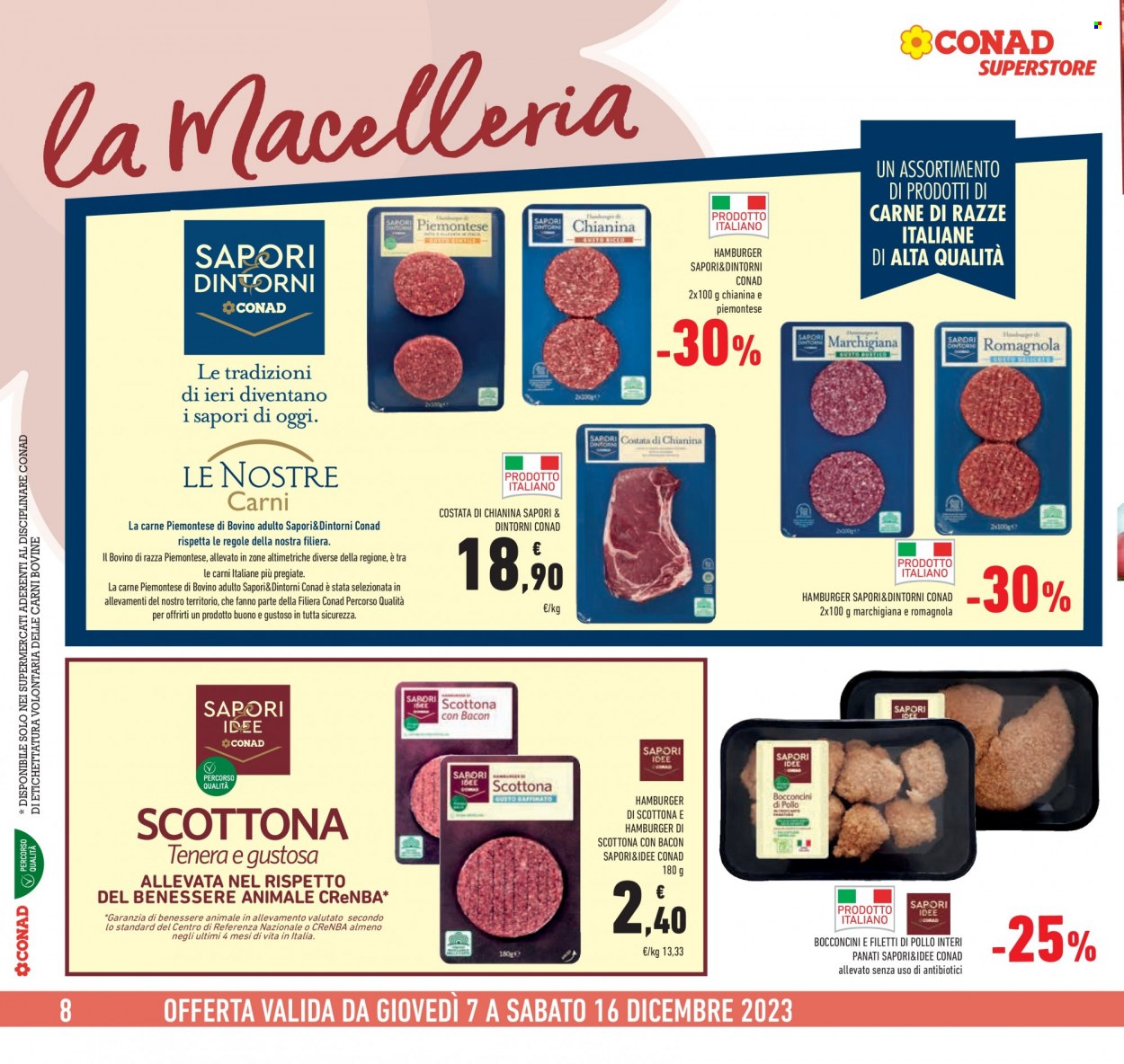 Volantino Conad Superstore - 7/12/2023 - 16/12/2023. Pagina 8