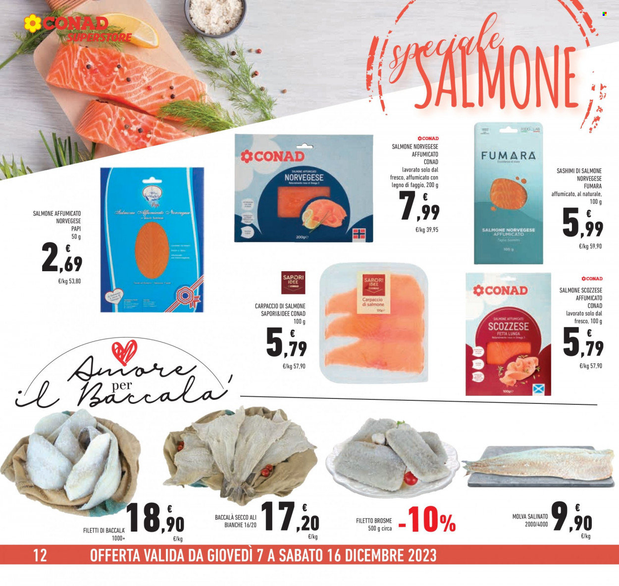 Volantino Conad Superstore - 7/12/2023 - 16/12/2023. Pagina 12