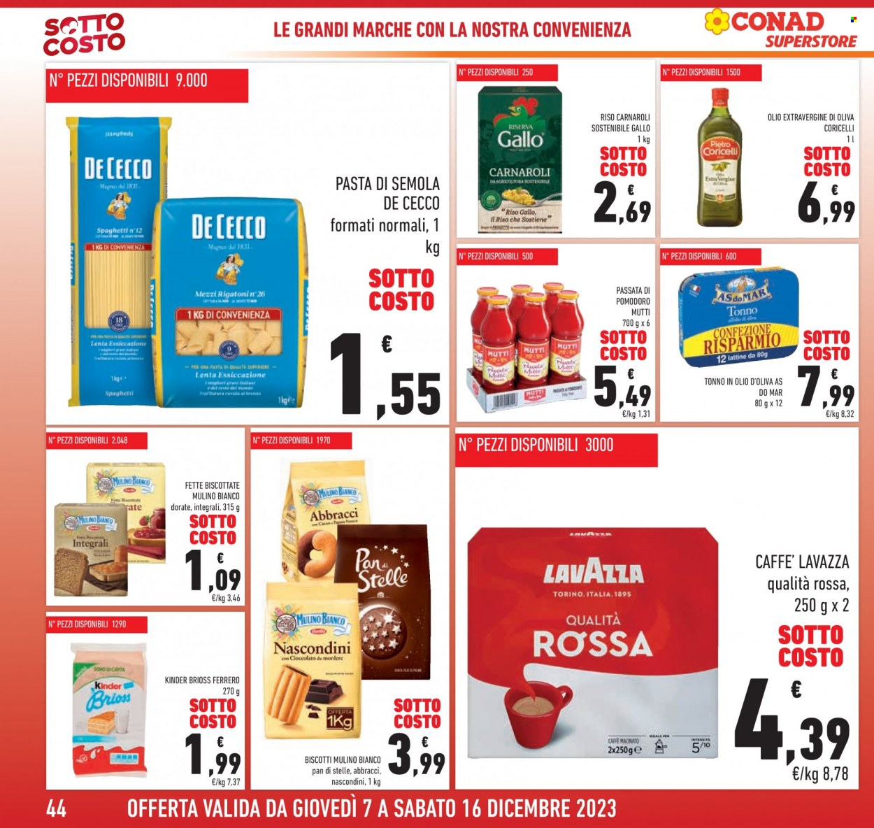 Volantino Conad Superstore - 7/12/2023 - 16/12/2023. Pagina 44