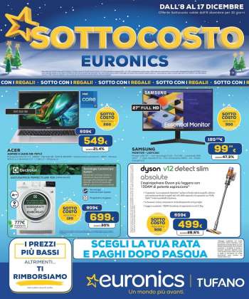 Volantino Euronics - 8/12/2023 - 17/12/2023.