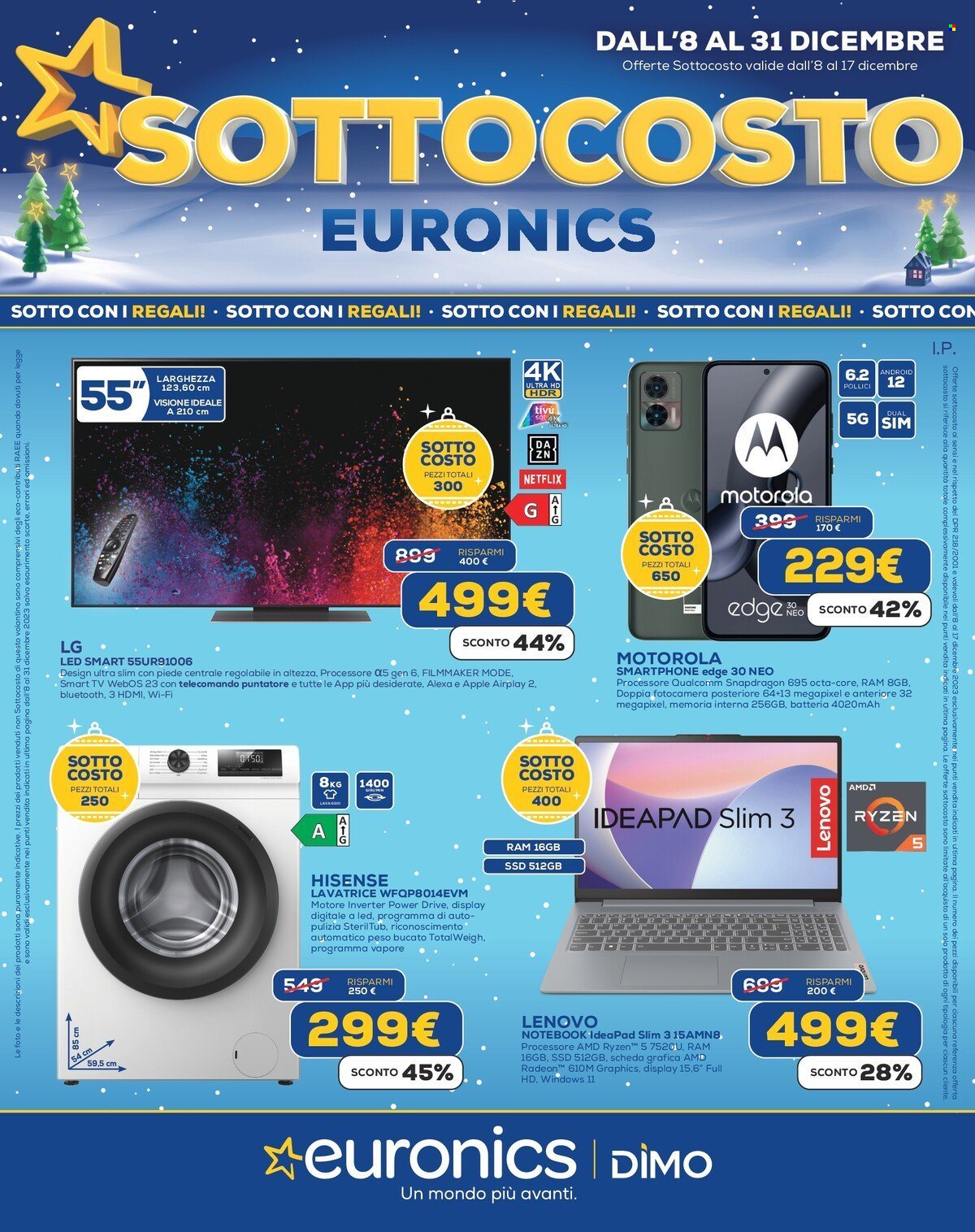 Leták Euronics - 8.12.2023 - 31.12.2023. Strana 1