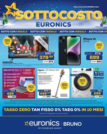 Volantino Euronics - 8/12/2023 - 24/12/2023.