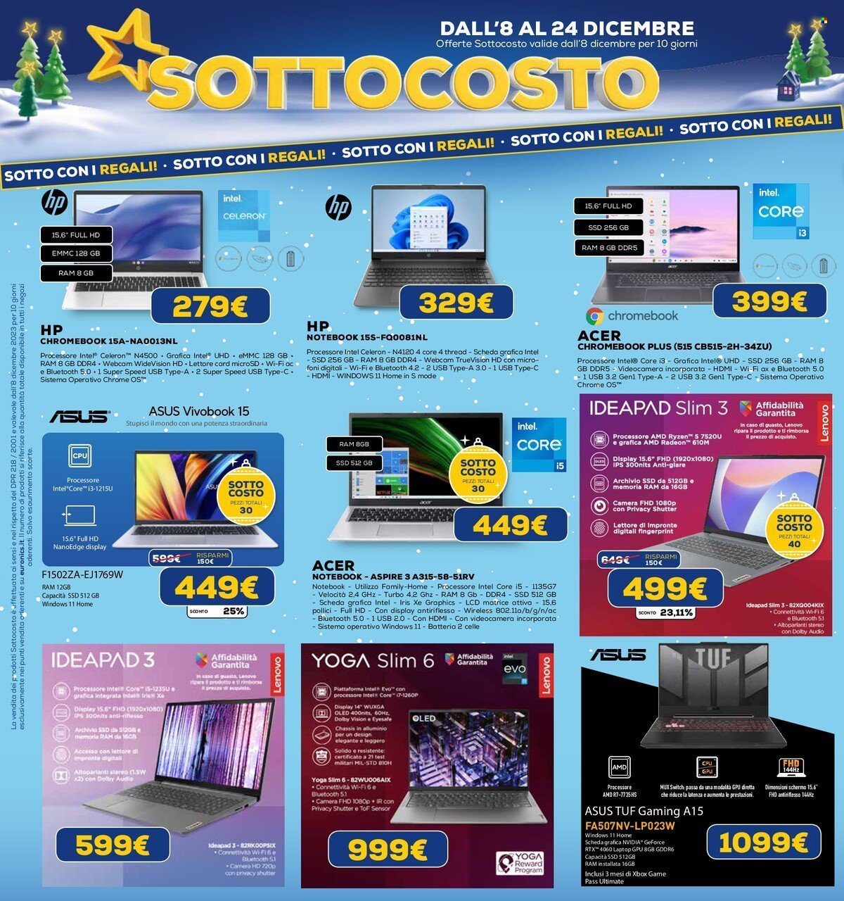Volantino Euronics - 8/12/2023 - 24/12/2023. Pagina 8