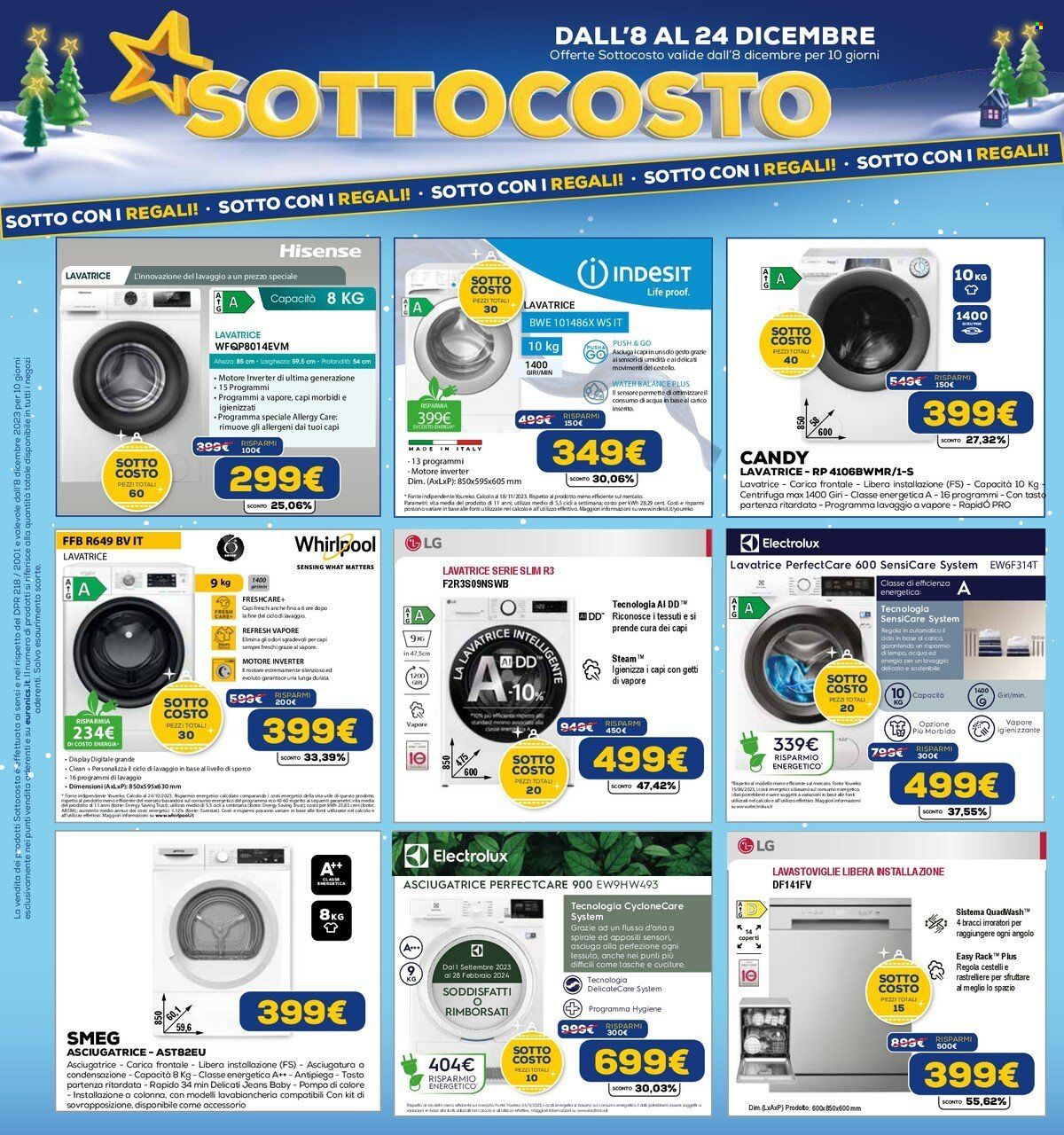 Volantino Euronics - 8/12/2023 - 24/12/2023. Pagina 22