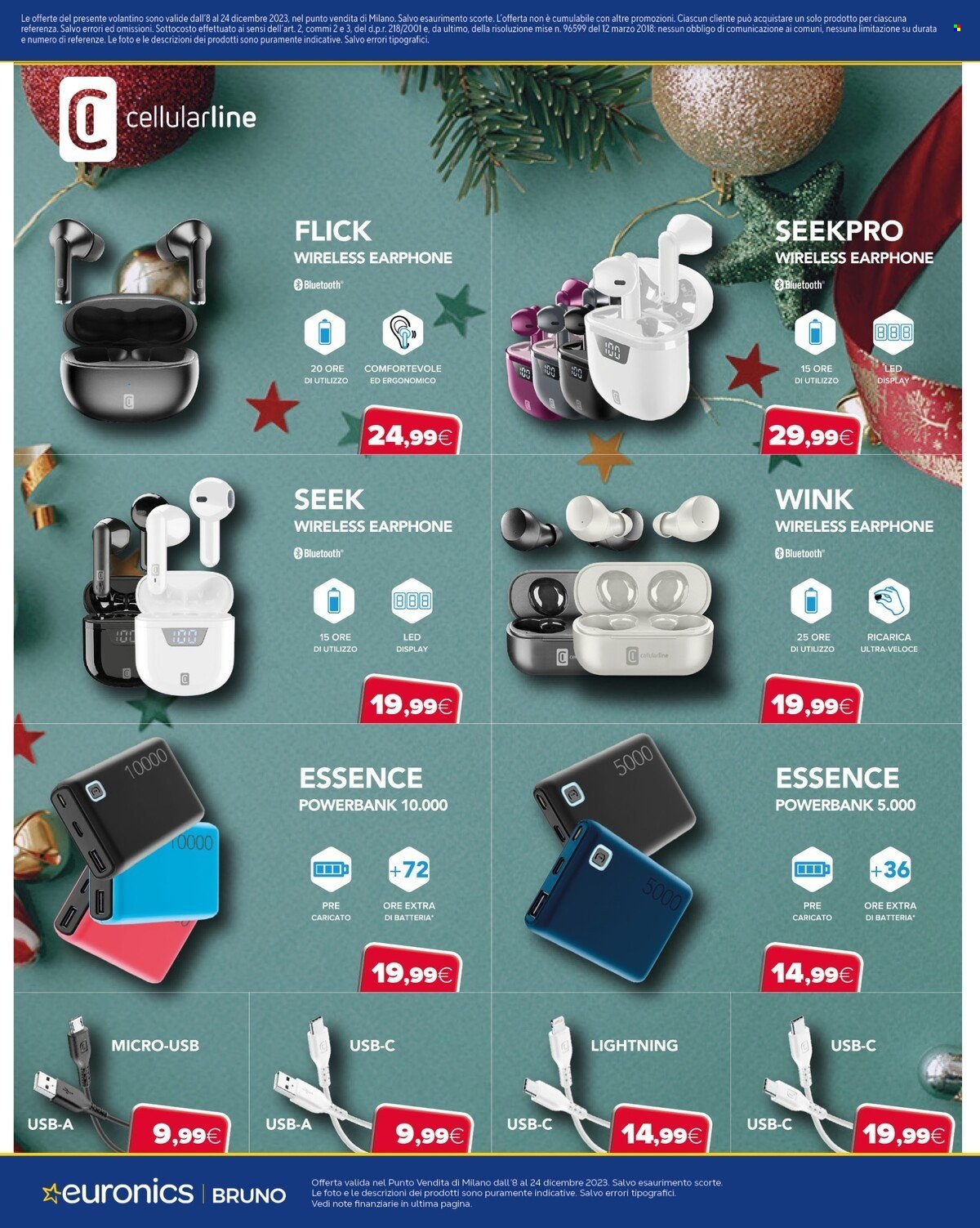 Volantino Euronics - 8/12/2023 - 24/12/2023. Pagina 9