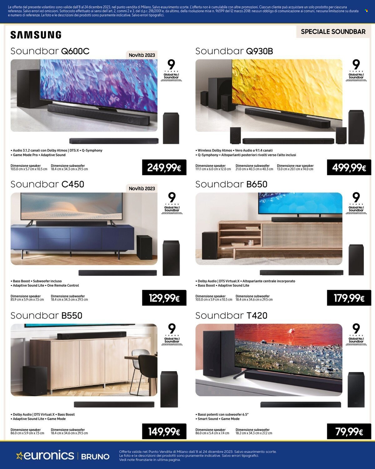 Volantino Euronics - 8/12/2023 - 24/12/2023. Pagina 25
